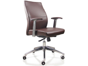 Leather Medium Back Chair G-F03M