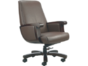 Leather Medium Back Chair CG-K703KTG