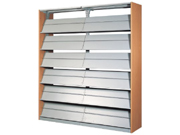 10 level double side magazine shelf CG-QJD2-6