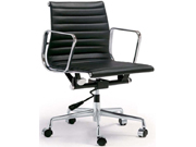 Leather Medium Back Chair CG-EA116M-1
